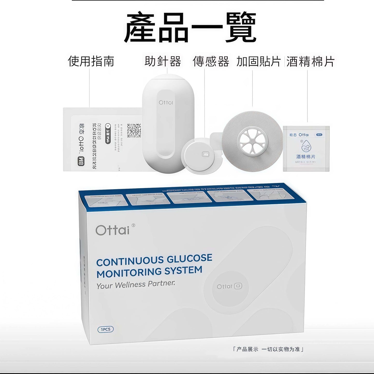 24盒歐態CGM Sensors