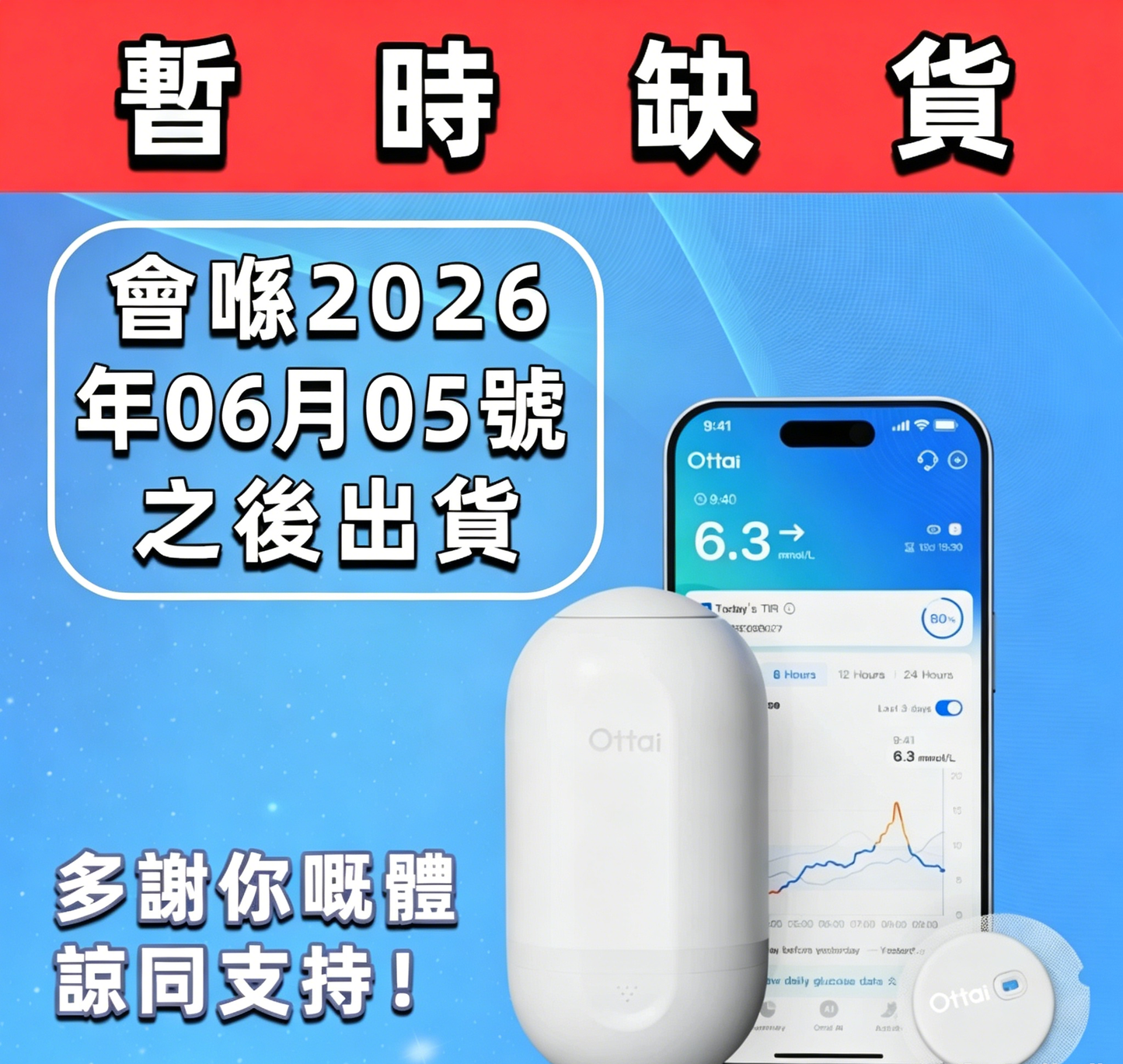 4盒歐態CGM Sensors